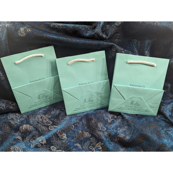 Tiffany & Co. Gift Bag Lot Of 3 - Picture 2 of 11